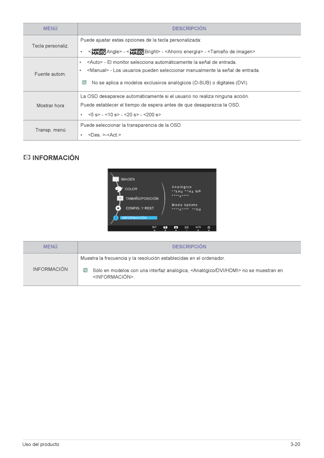 Samsung LS23B300HS/EN, LS22B300HS/EN, LS23B300BS/EN, LS19B300NS/EN, LS22B300BS/EN, LS23B300NS/EN, LS24B300HL/EN Información 