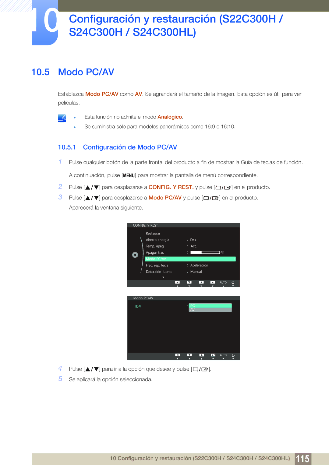 Samsung LS22C300BS/EN, LS20C300BL/EN, LS24C300HS/EN, LS22C300HS/EN, LS24B300HL/EN manual Hdmi 