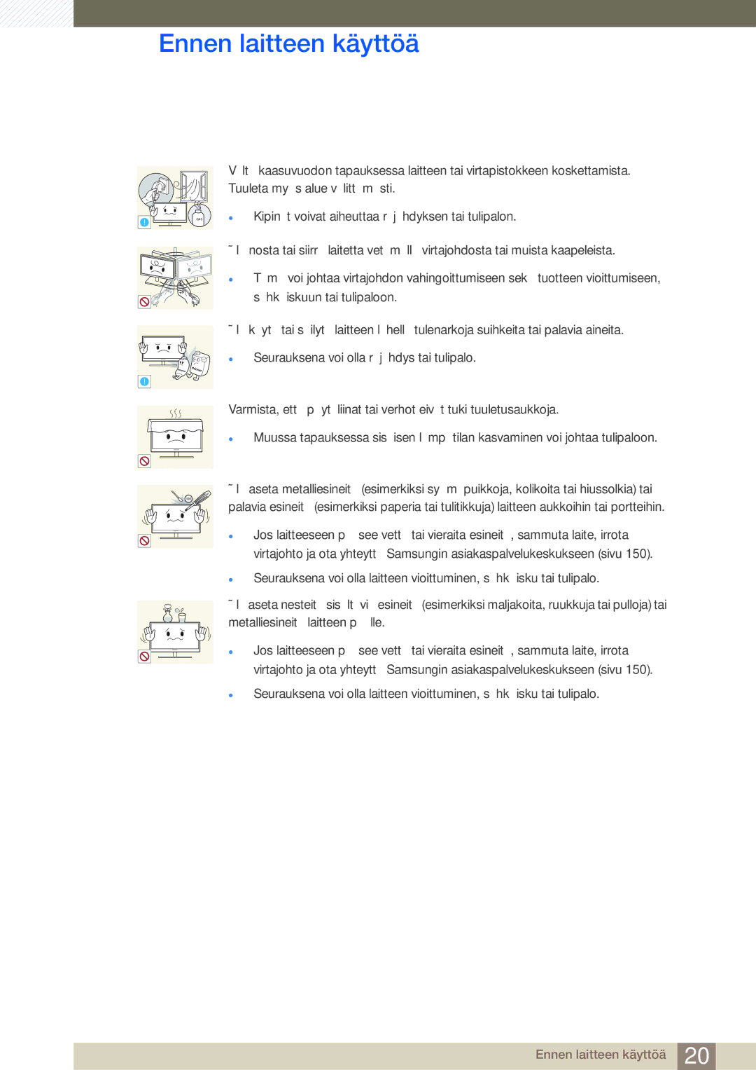 Samsung LS22C350HS/EN, LS24C350HS/EN, LS23C350HS/EN, LS27C350HS/EN manual Gas 