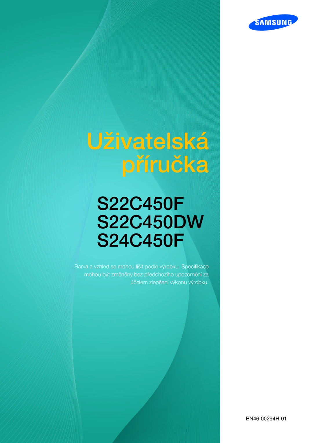 Samsung LS24C45UFS/EN, LS22C45UFS/EN, LS22C45UDW/EN manual Uživatelská Příručka 