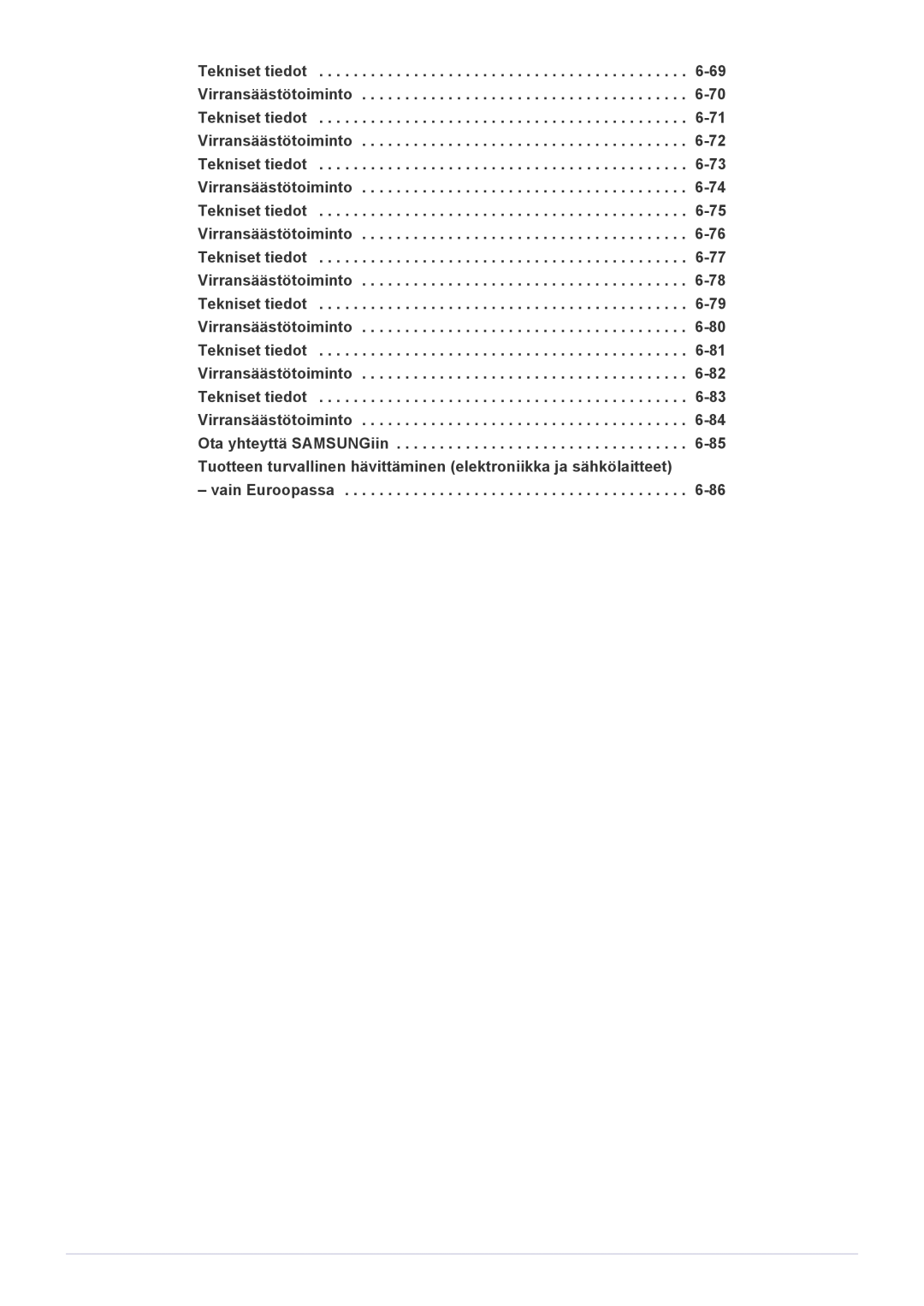 Samsung LS19CLASBUEN, LS22CBDMSV/EN, LS19CLASSUEN, LS22CBUMBV/EN, LS19CLNSB/EN, LS22CBUMBE/EN, LS23CBUMBV/EN Vain Euroopassa 