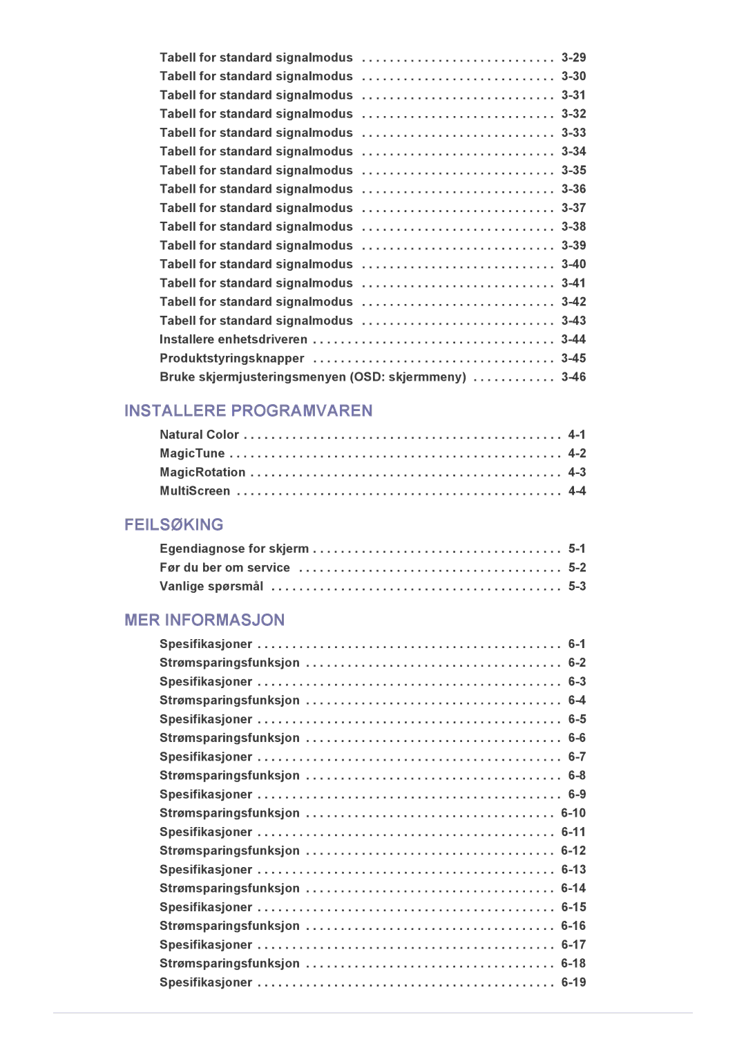 Samsung LS19CLNSB/EN, LS22CBDMSV/EN, LS19CLASSUEN, LS22CBUMBV/EN, LS22CBUMBE/EN, LS19CLASBUEN manual Installere Programvaren 