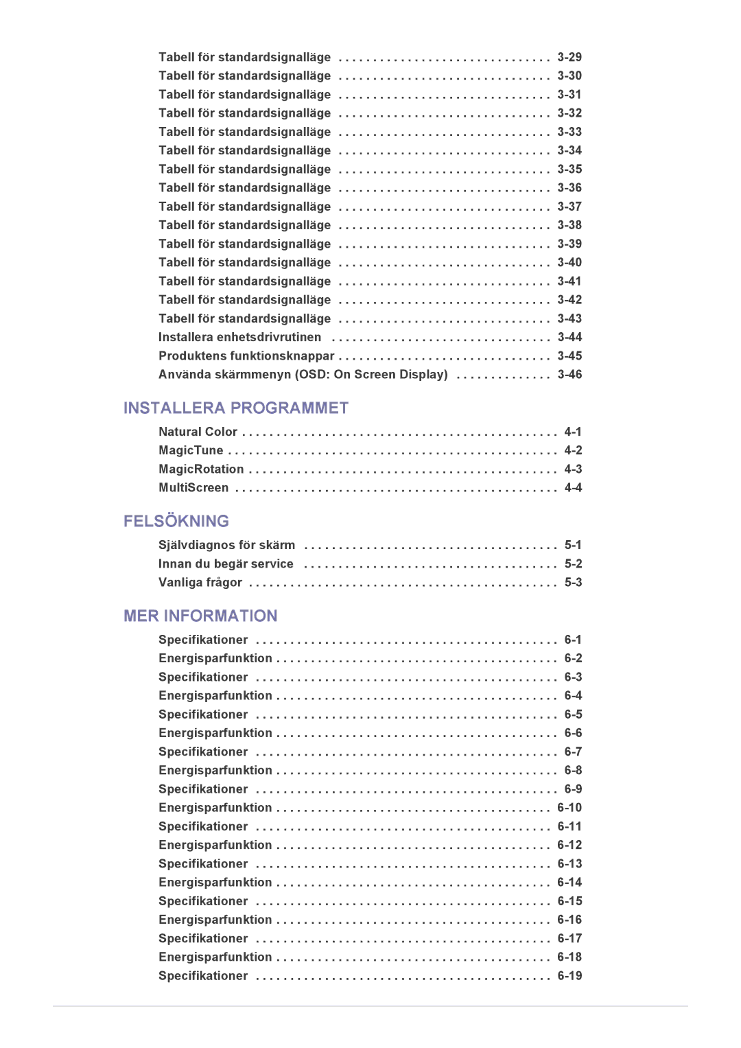 Samsung LS19CLNSB/EN, LS22CBDMSV/EN, LS19CLASSUEN, LS22CBUMBV/EN, LS22CBUMBE/EN, LS19CLASBUEN manual Installera Programmet 