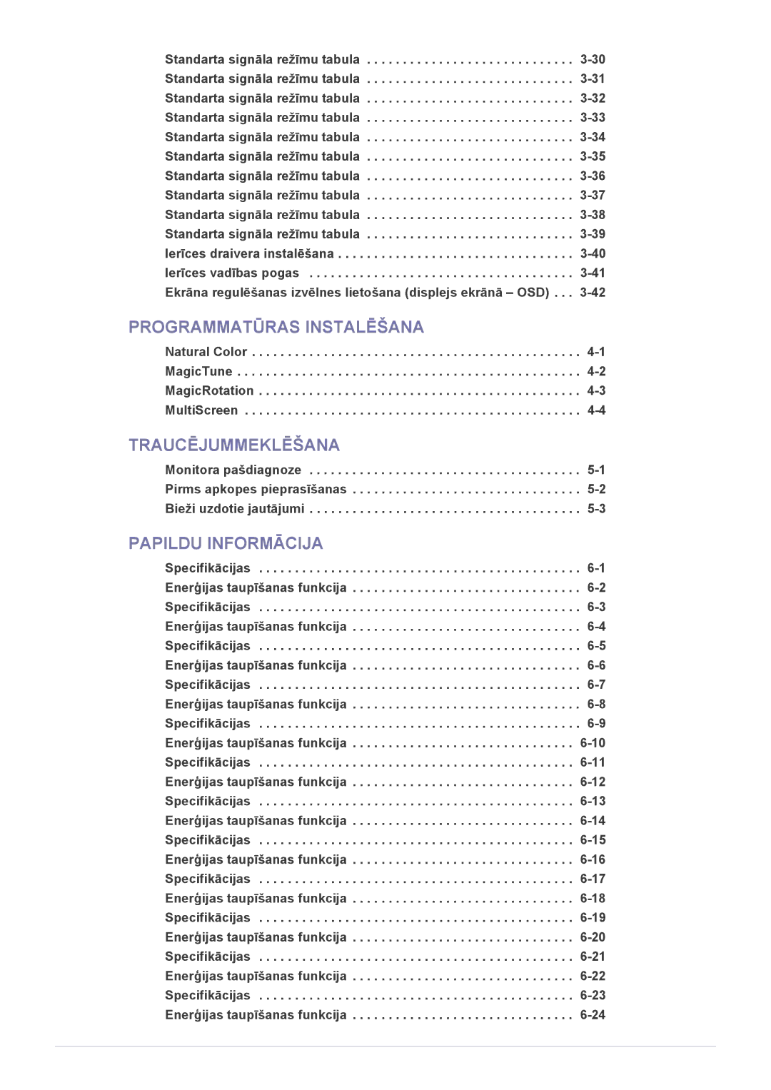 Samsung LS19CLYSBUEN, LS22CLZSB/EN, LS20CLYSB/EN, LS22CBUMBV/EN, LS19CLWSBUEN, LS19CLNSB/EN manual Programmatūras Instalēšana 