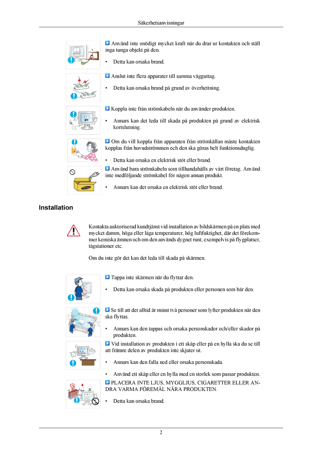 Samsung LS22CMKKFVA/EN, LS22CMKKFV/EN manual Installation 