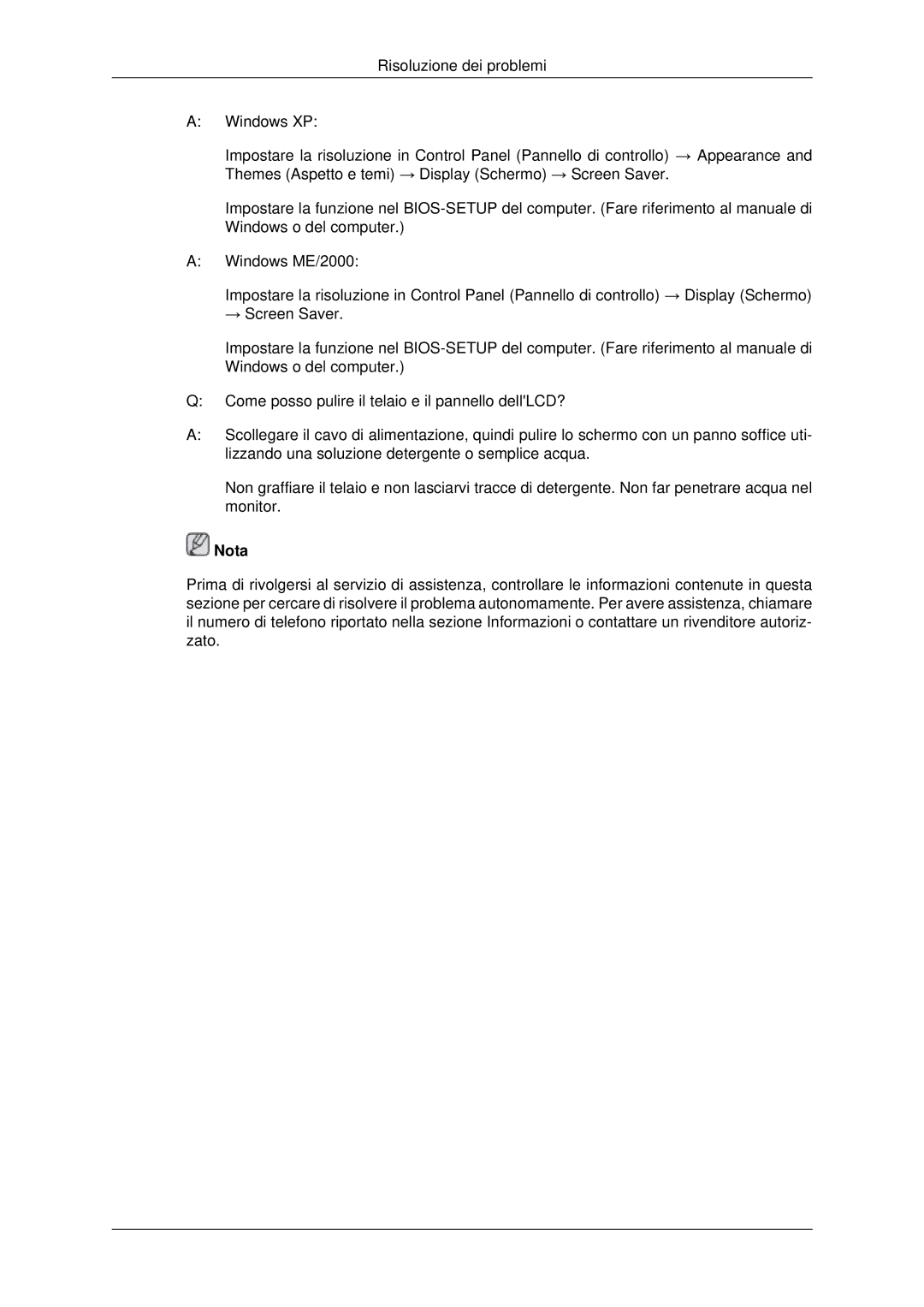 Samsung LS22CMYKF/EN, LS22CMYKFNA/EN, LS20CMYKF/EN, LS20CMYKFNA/EN, LS20CMYKF/CT, LS22CMYKF/CT manual Nota 