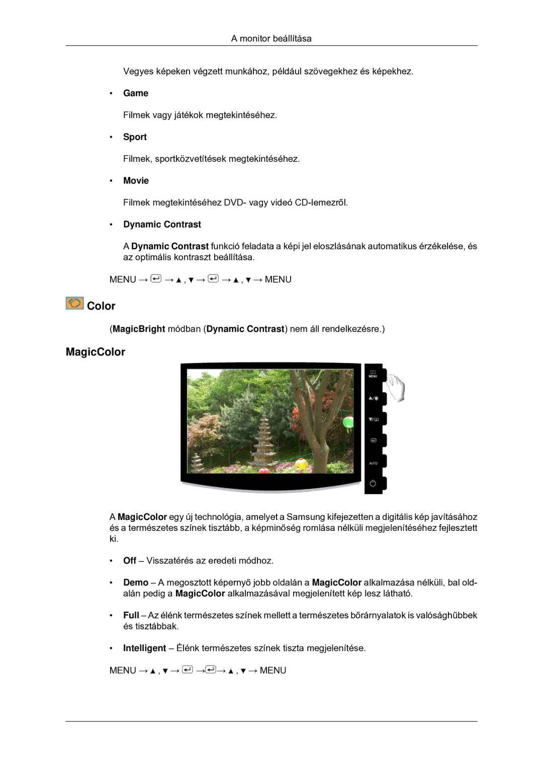 Samsung LS22CMYKFZA/EN, LS22CMYKFNA/EN, LS20CMYKF/EN, LS22CMYKF/EN, LS20CMYKFNA/EN, LS22CMYKFYA/EN manual MagicColor 