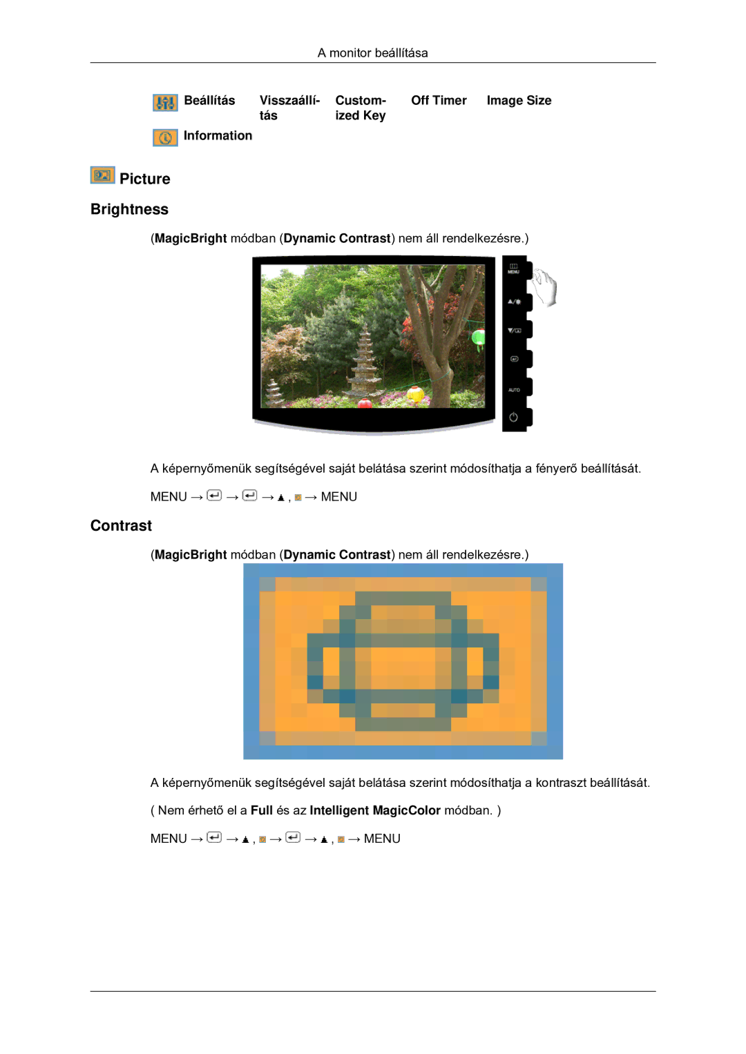 Samsung LS22CMYKFYA/EN, LS22CMYKFNA/EN, LS20CMYKF/EN, LS22CMYKF/EN, LS20CMYKFNA/EN, LS22CMYKFZA/EN manual Picture Brightness 