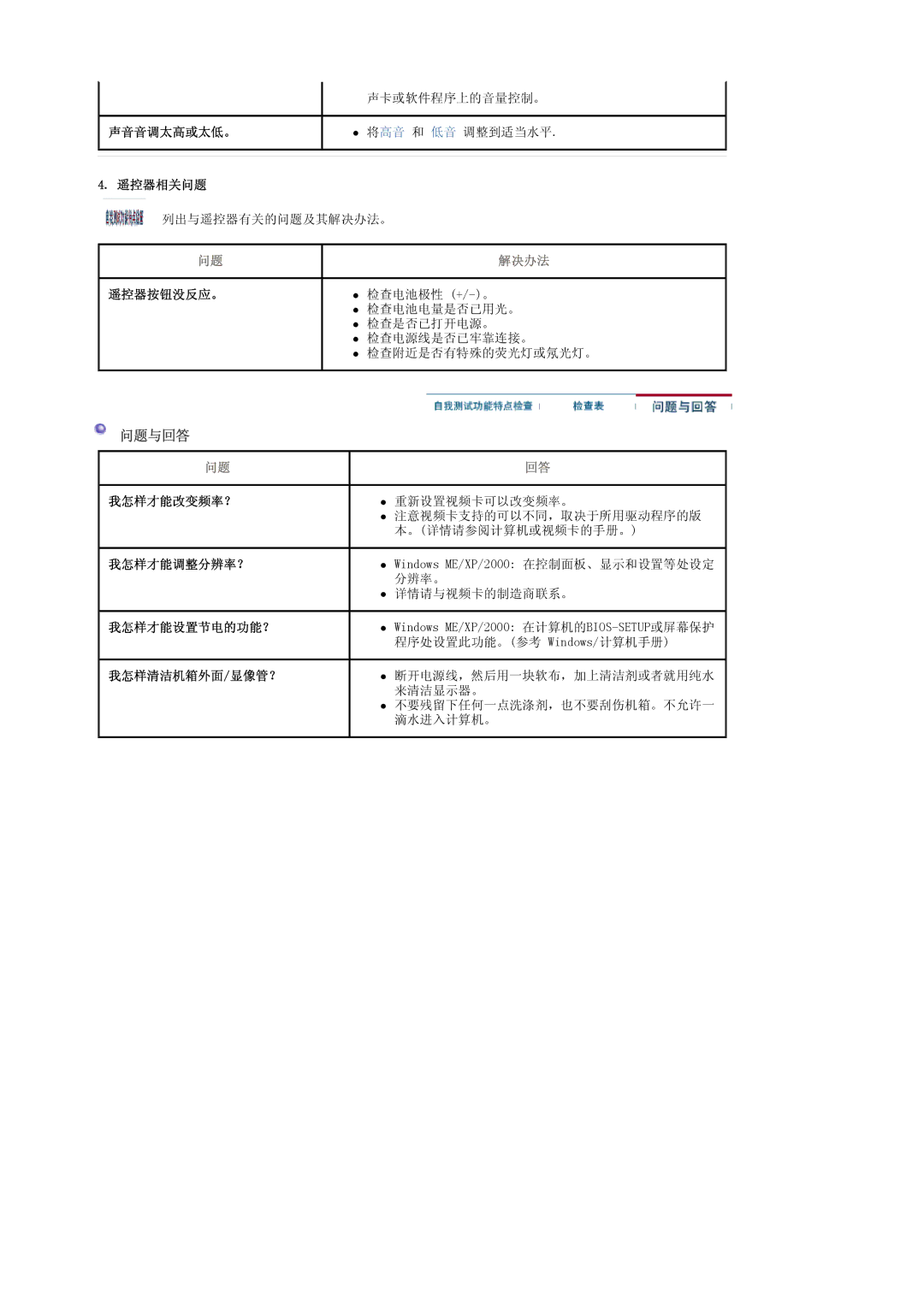 Samsung LS22CRASB/EDC, LS22CRASB6/EDC manual 我怎样才能改变频率？ 