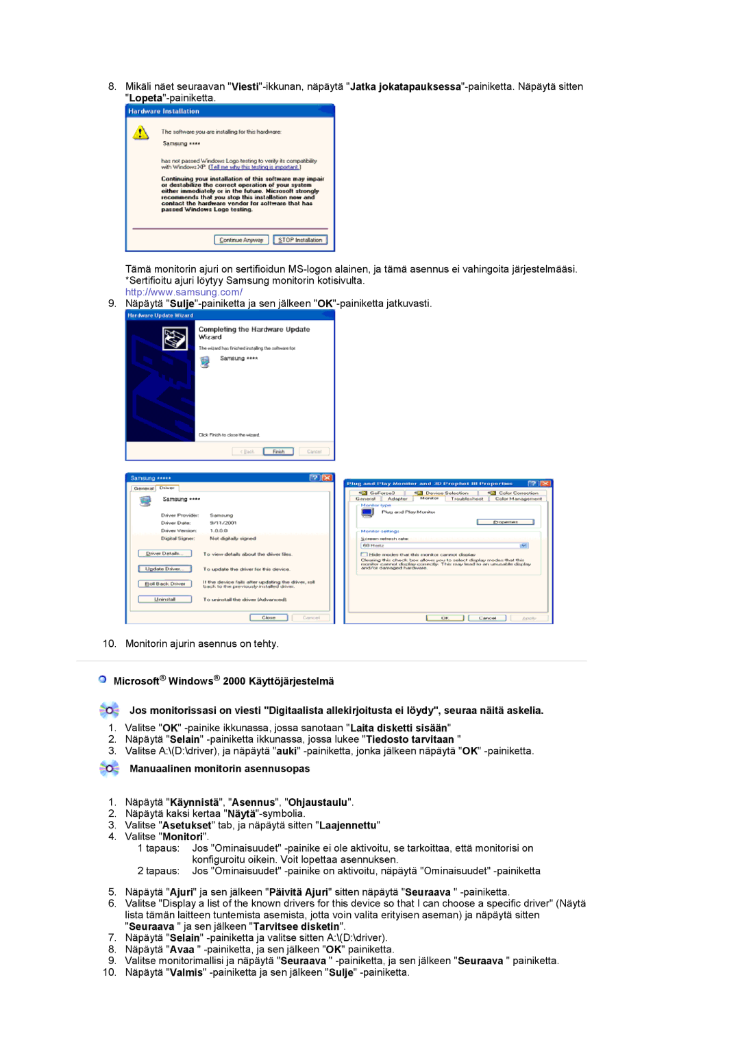 Samsung LS22CRDSF/EDC manual 