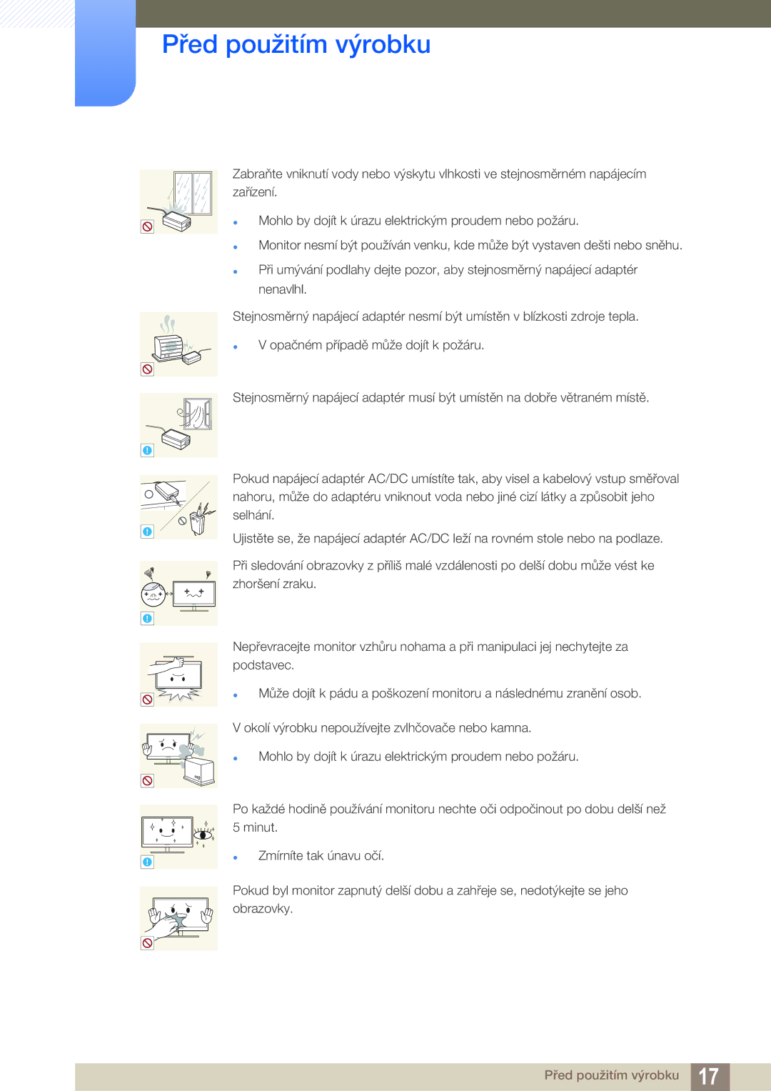 Samsung LS22D390QS/EN manual Před použitím výrobku 