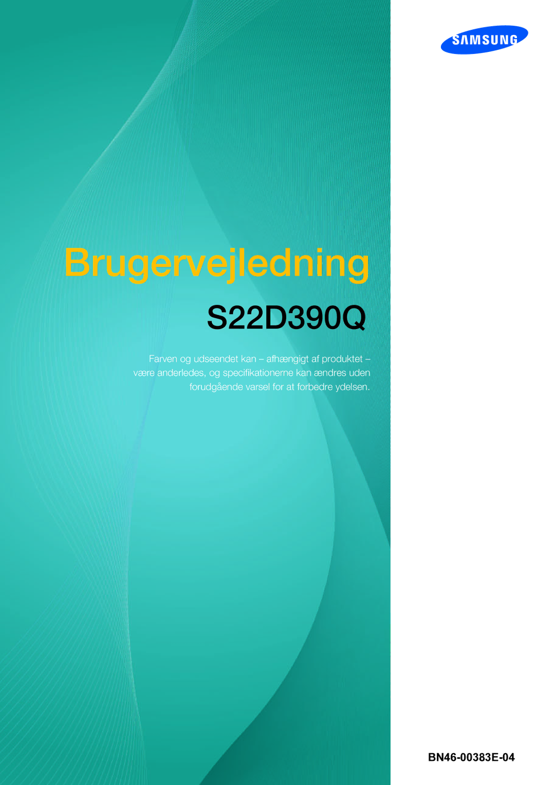 Samsung LS22D390QS/EN manual Brukerhåndbok 