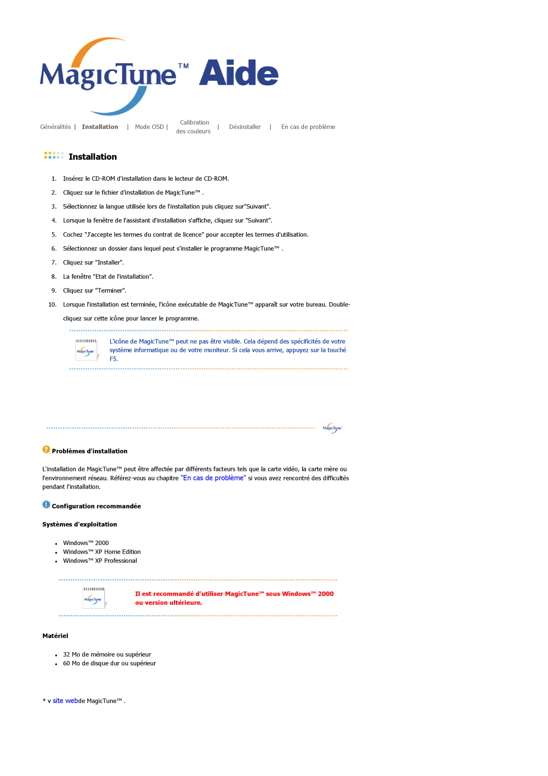 Samsung LS22DPWCSQ/EDC, LS22DPWCSS/EDC manual Installation 