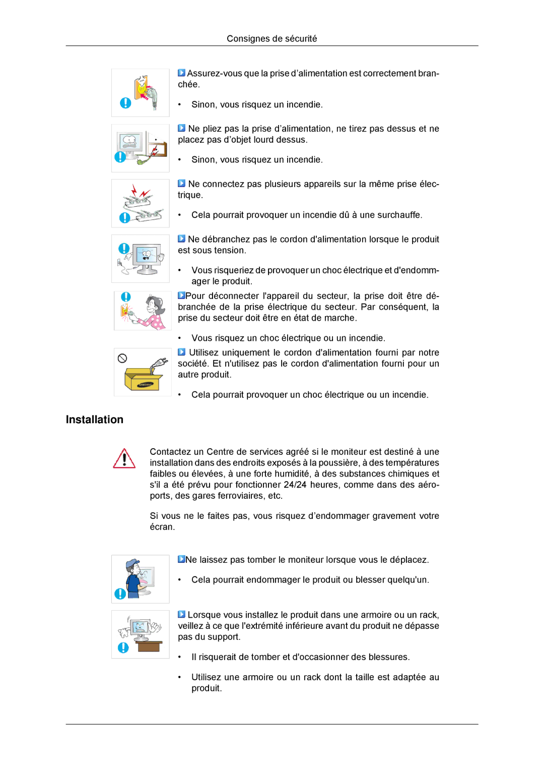 Samsung LS23EFHKFV/EN, LS22EFHKFV/EN, LS20EFHKFV/EN, LS22EFHKFU/EN manual Installation 