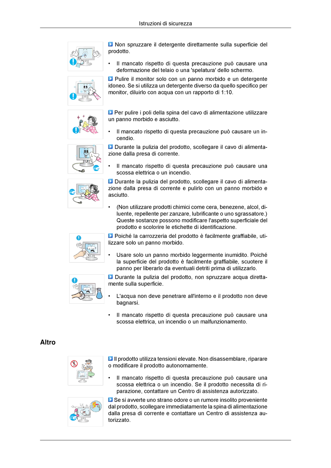 Samsung LS20EFHKFV/EN, LS22EFHKFV/EN, LS22EFHKFU/EN, LS23EFHKFV/EN manual Altro 