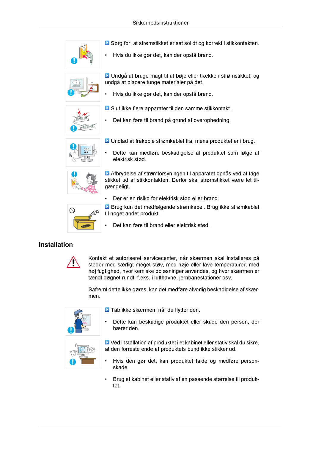 Samsung LS23EFHKFV/EN, LS22EFHKFV/EN manual Installation 