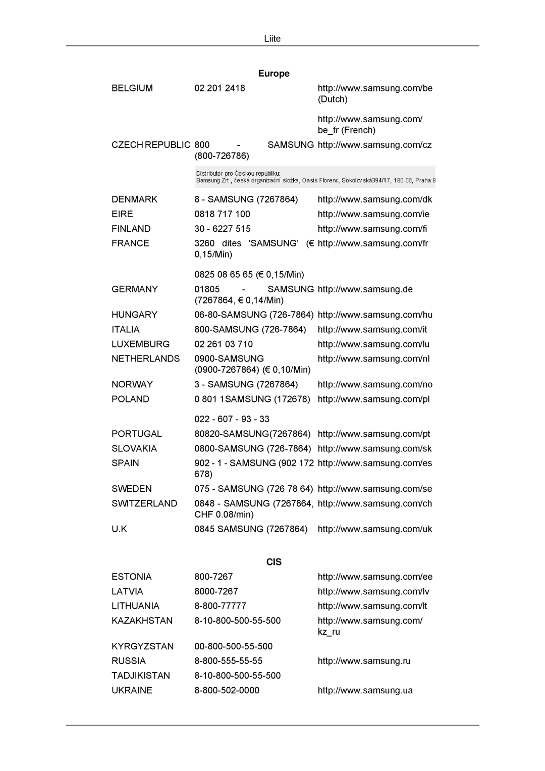 Samsung LS22EFHKFV/EN, LS23EFHKFV/EN manual Cis 