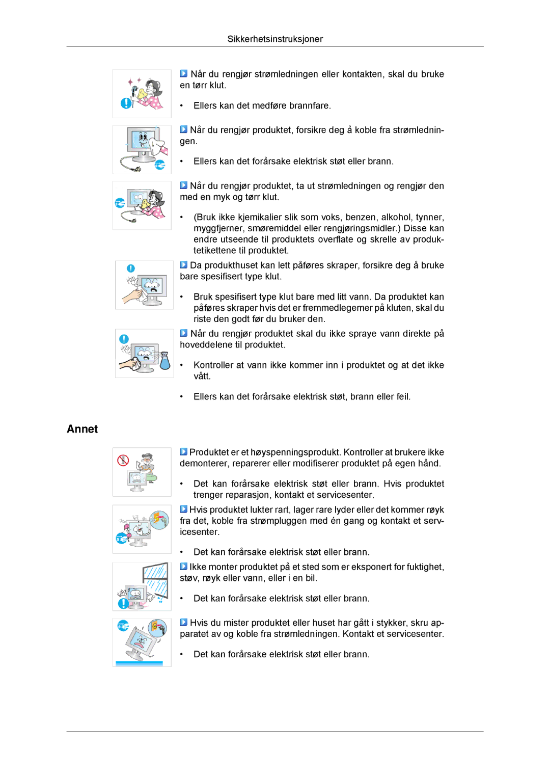 Samsung LS23EFHKFV/EN, LS22EFHKFV/EN manual Annet 