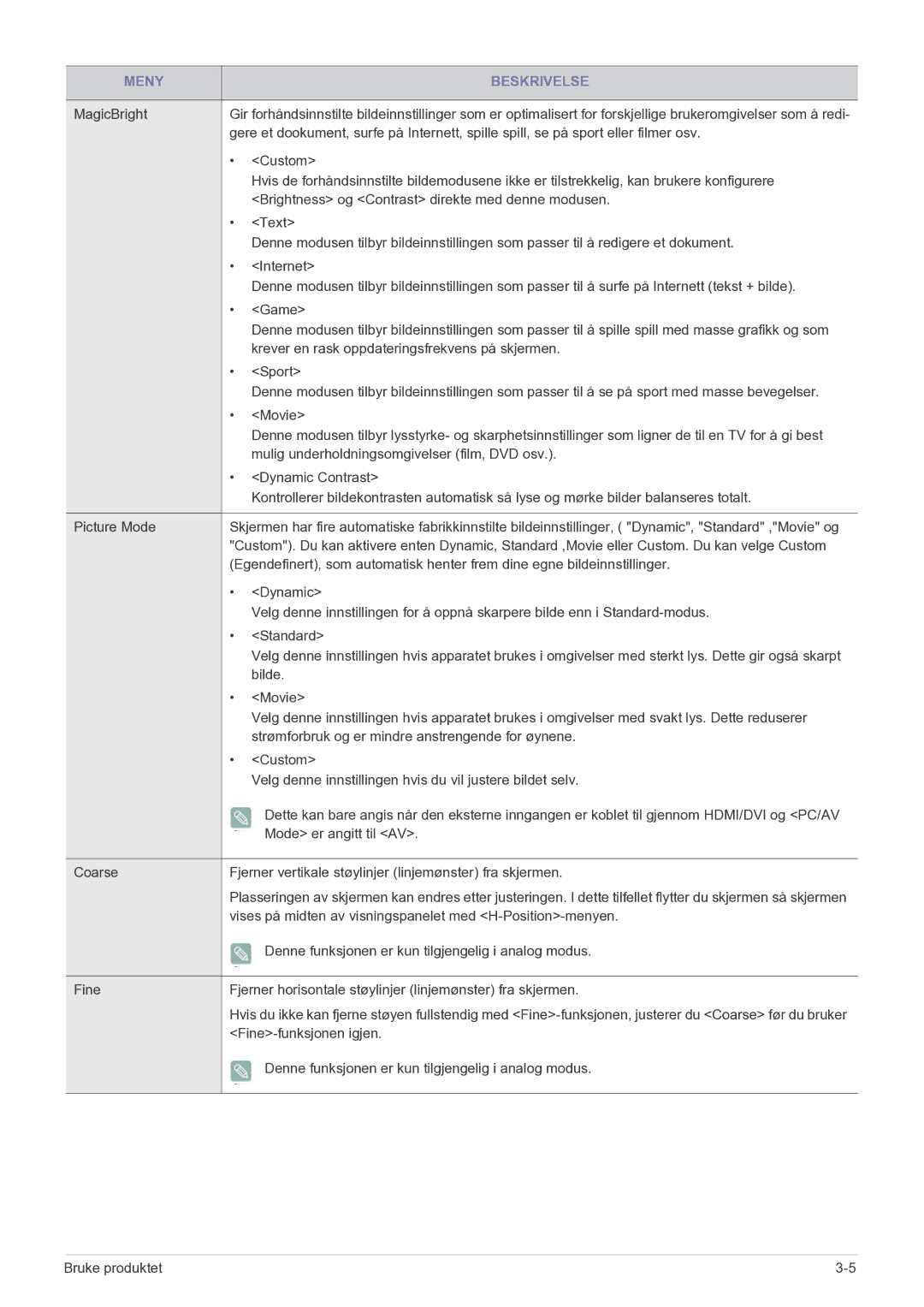 Samsung LS22EFVKUV/EN manual Custom 