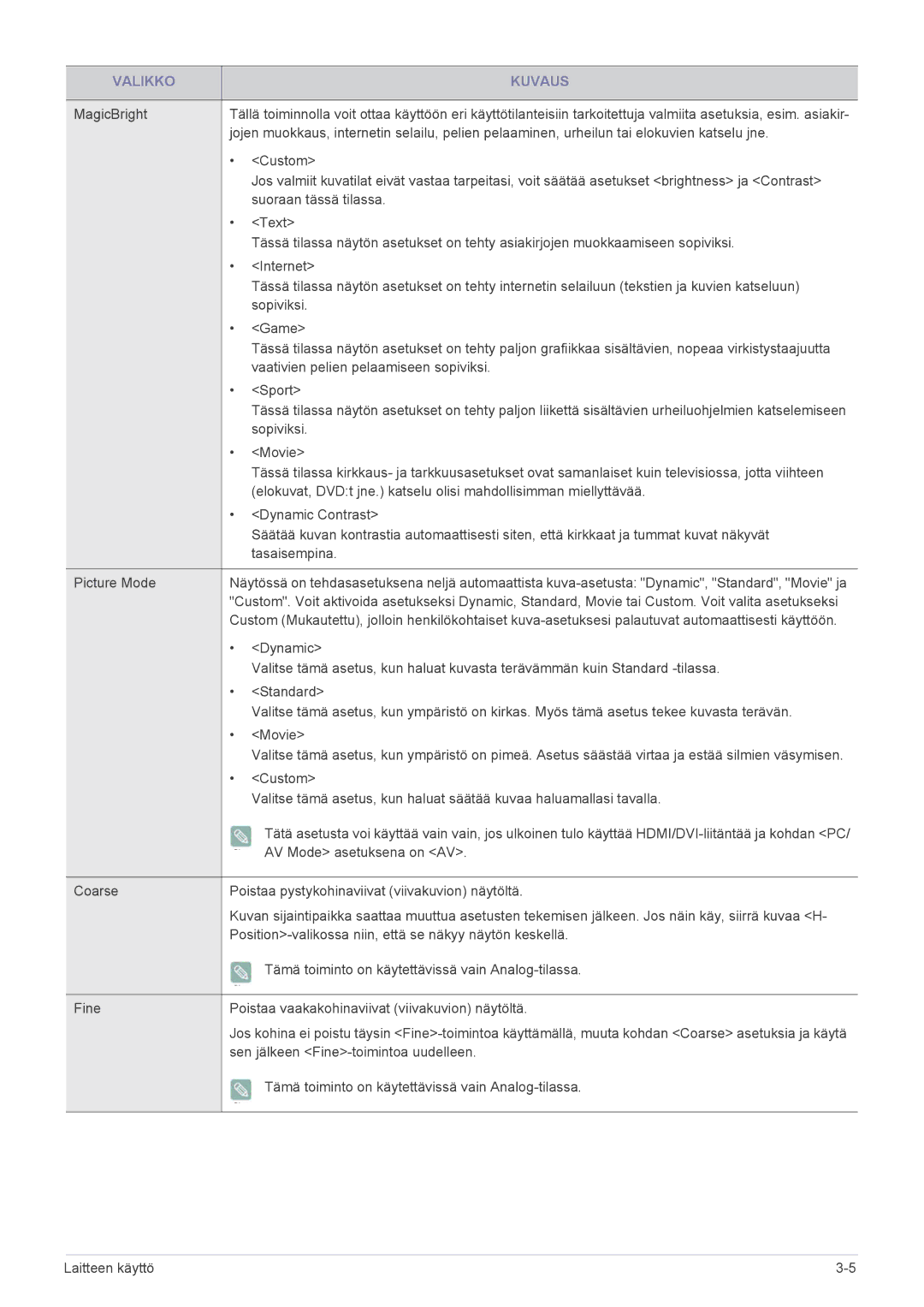 Samsung LS22EFVKUV/EN manual Custom 