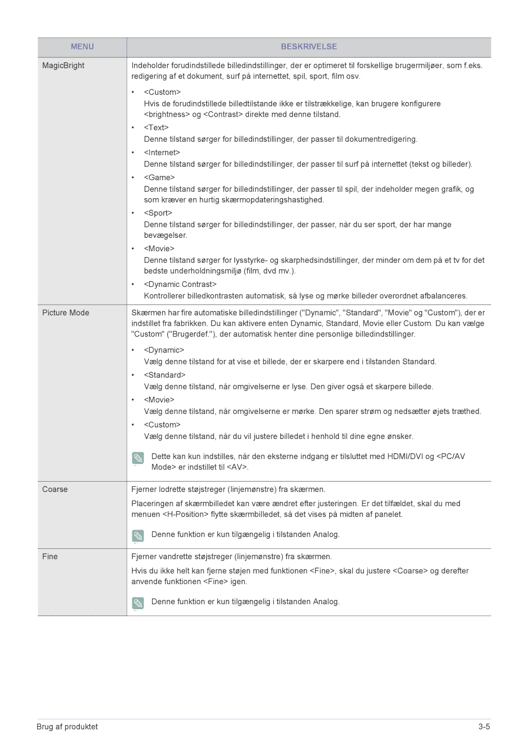 Samsung LS22EFVKUV/EN manual Custom 