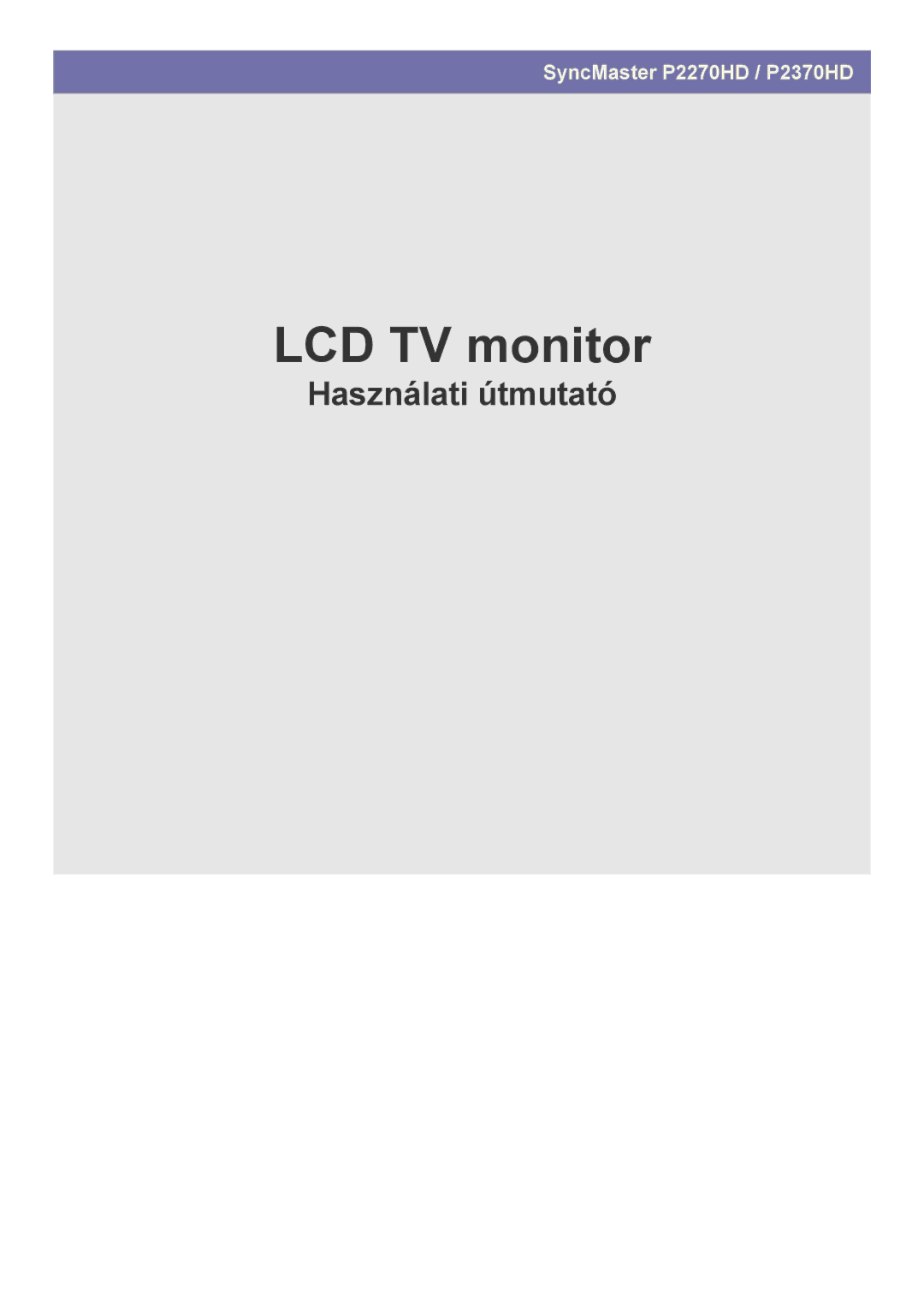 Samsung LS23EMDKU/XE, LS22EMDKU/XE manual LCD TV-skärm 