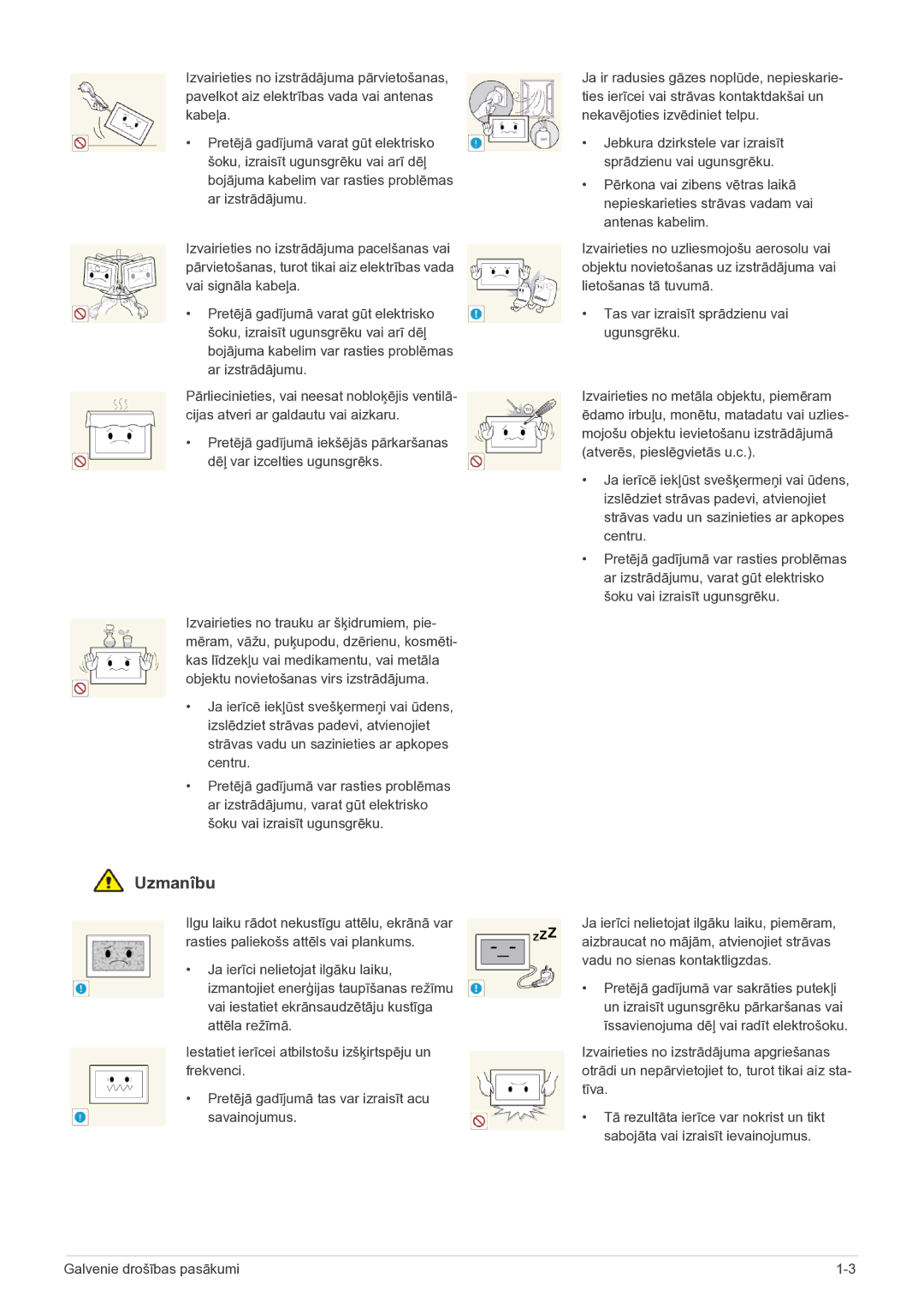 Samsung LS22FMDGF/EN manual Uzmanîbu 