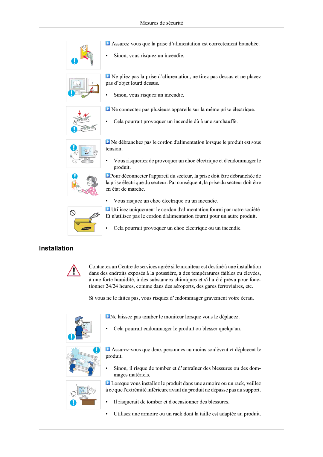 Samsung LS22LDPJFV/EN manual Installation 