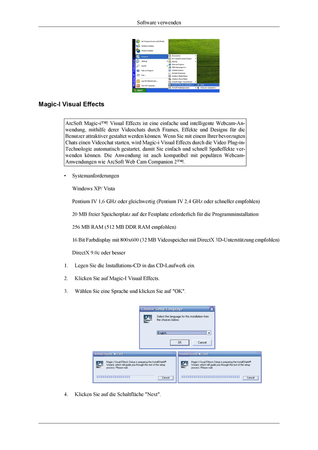 Samsung LS22LDPJFV/EN manual Magic-I Visual Effects 