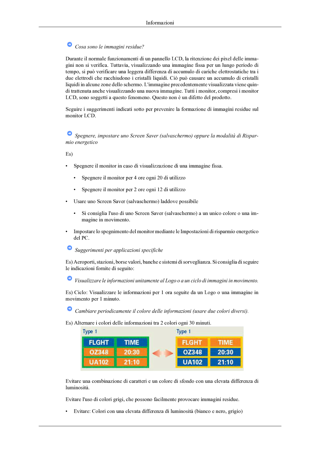 Samsung LS22LDPJFV/EN manual Cosa sono le immagini residue? 