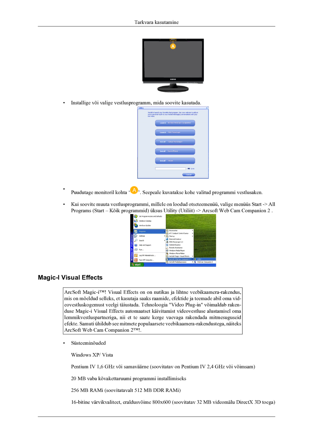 Samsung LS22LDPJFV/EN manual Magic-I Visual Effects 