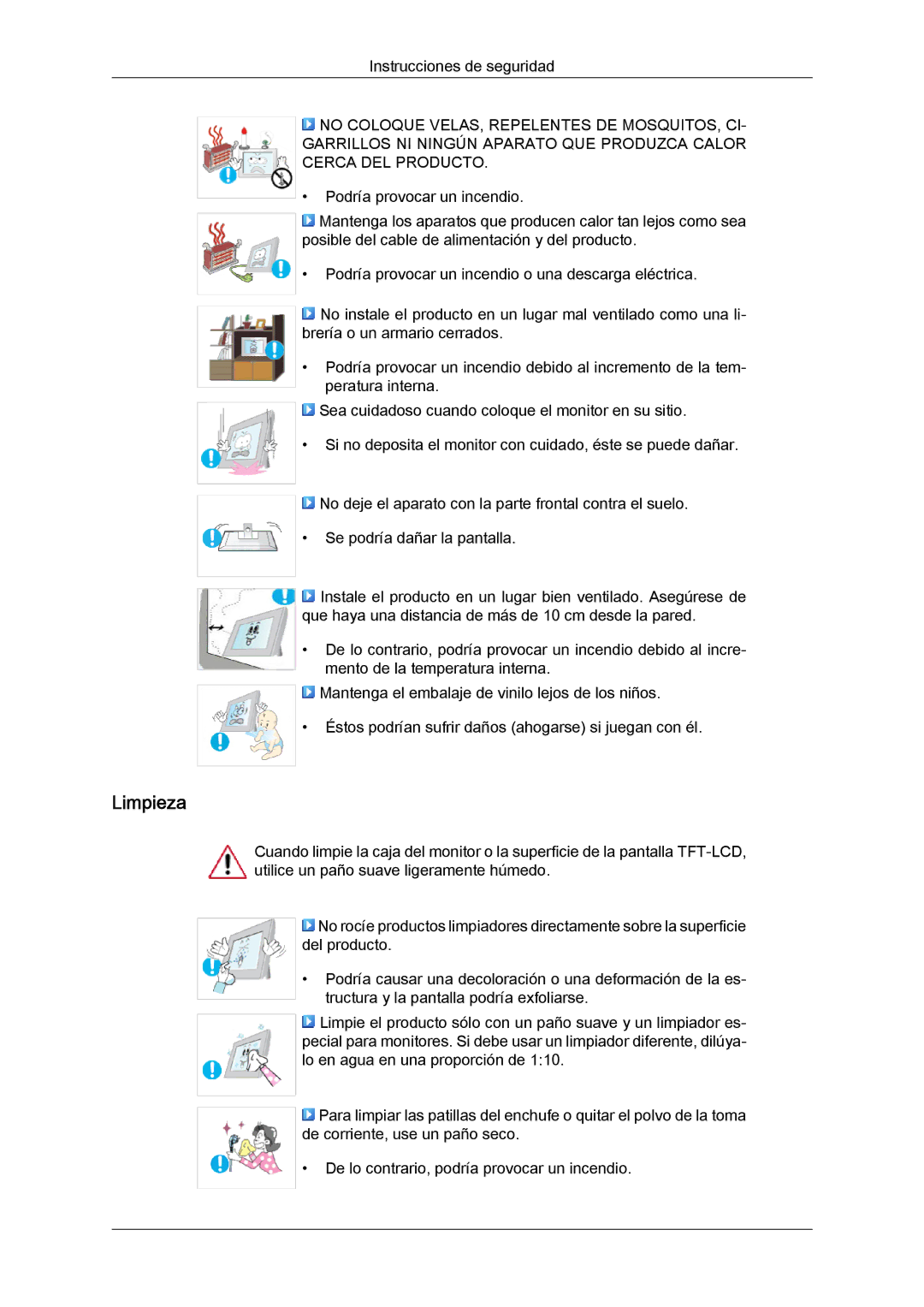 Samsung LS19LFUGF/EN, LS22LFUGFY/EN, LS22LFUGF/EN manual Limpieza 