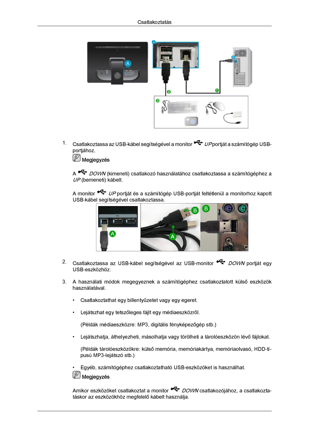 Samsung LS19LFUGF/EN, LS22LFUGFY/EN, LS22LFUGF/EN manual Megjegyzés 