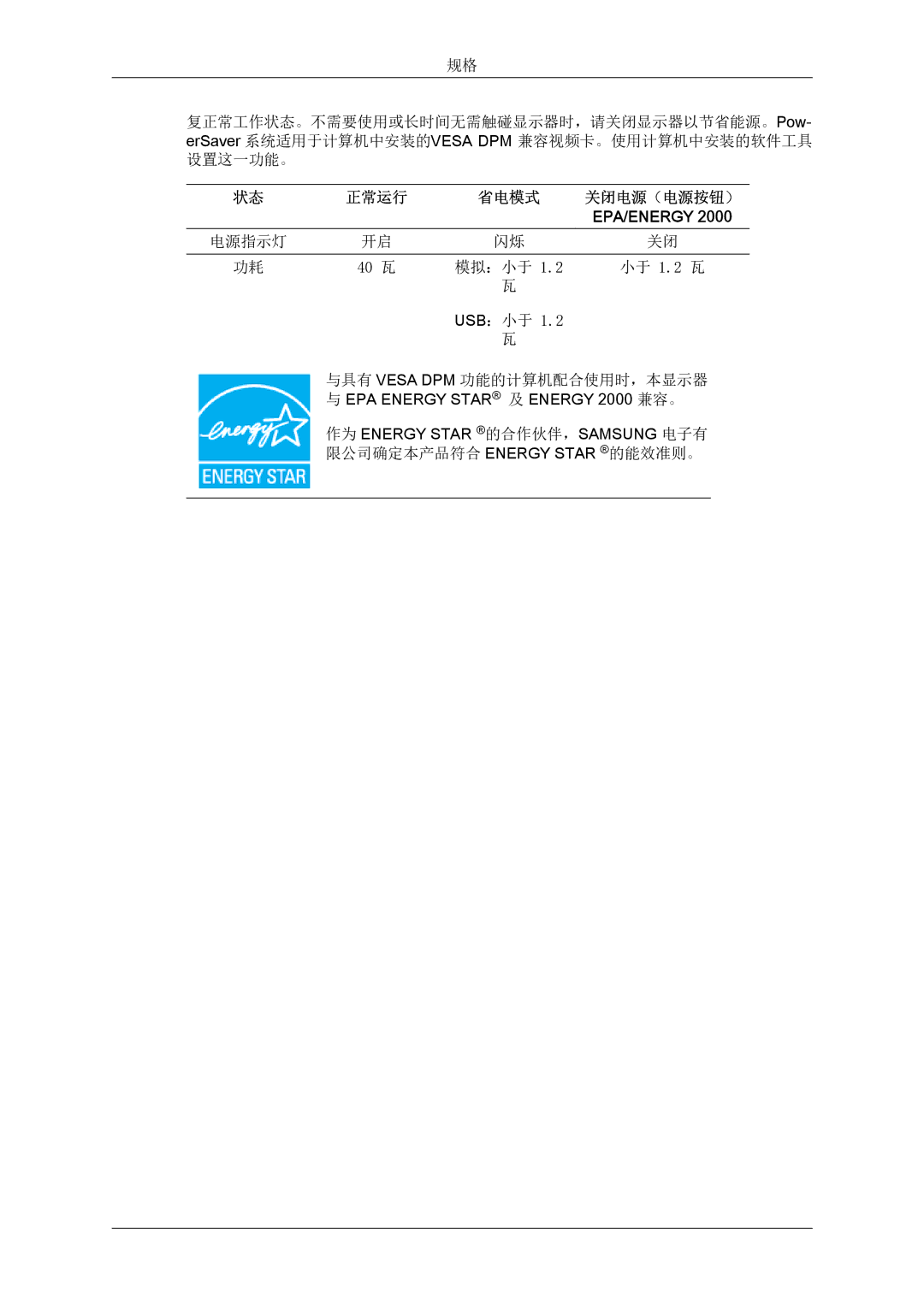 Samsung LS22LFUGF/EN, LS22LFUGFY/EN, LS19LFUGF/EN manual Epa/Energy 