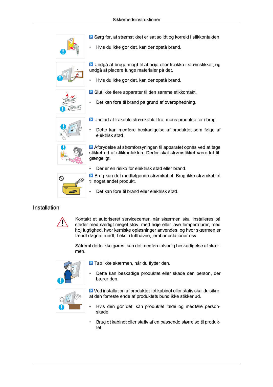 Samsung LS22LFUGF/EN, LS22LFUGFY/EN manual Installation 