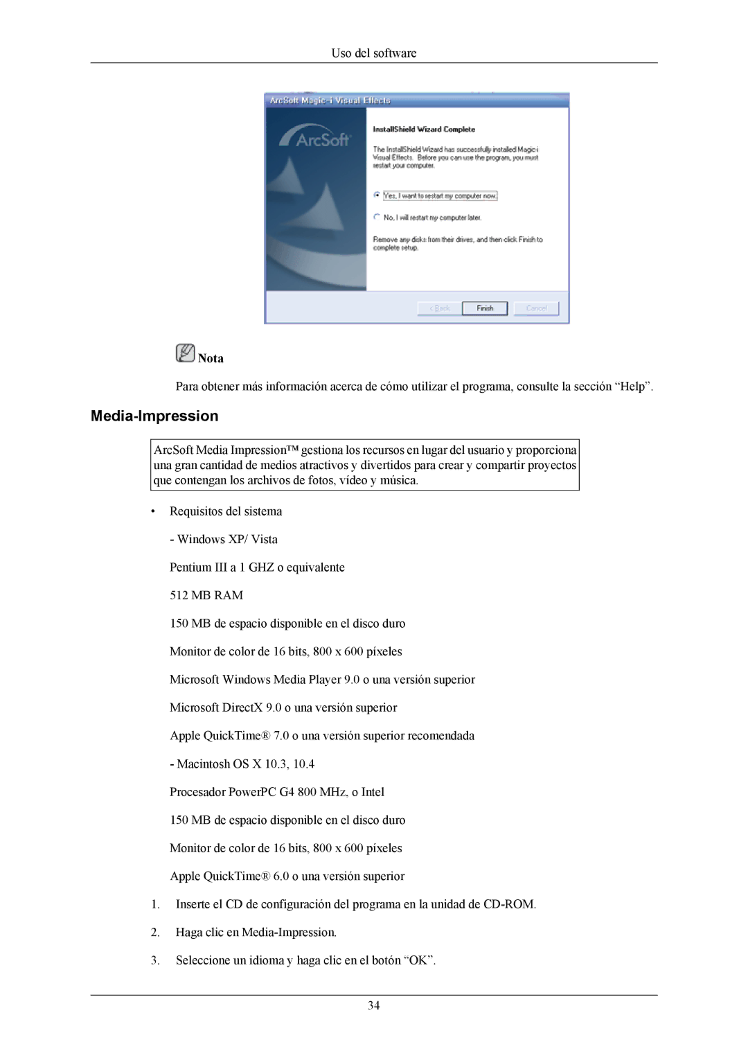 Samsung LS22LIUJFV/EDC, LS22LIUJFV/EN manual Media-Impression 