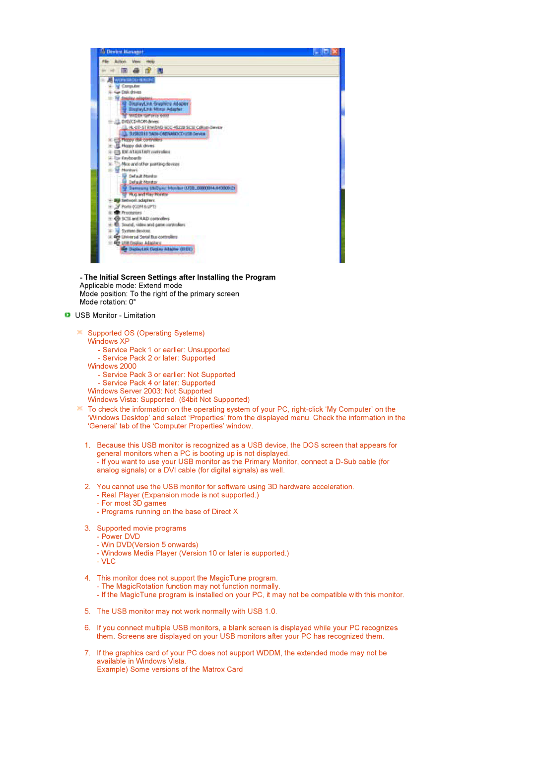 Samsung LS22MEPSF/EDC manual Vlc 