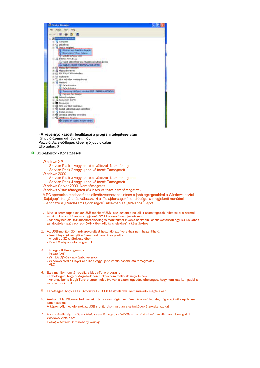 Samsung LS22MEPSF/EDC manual Vlc 