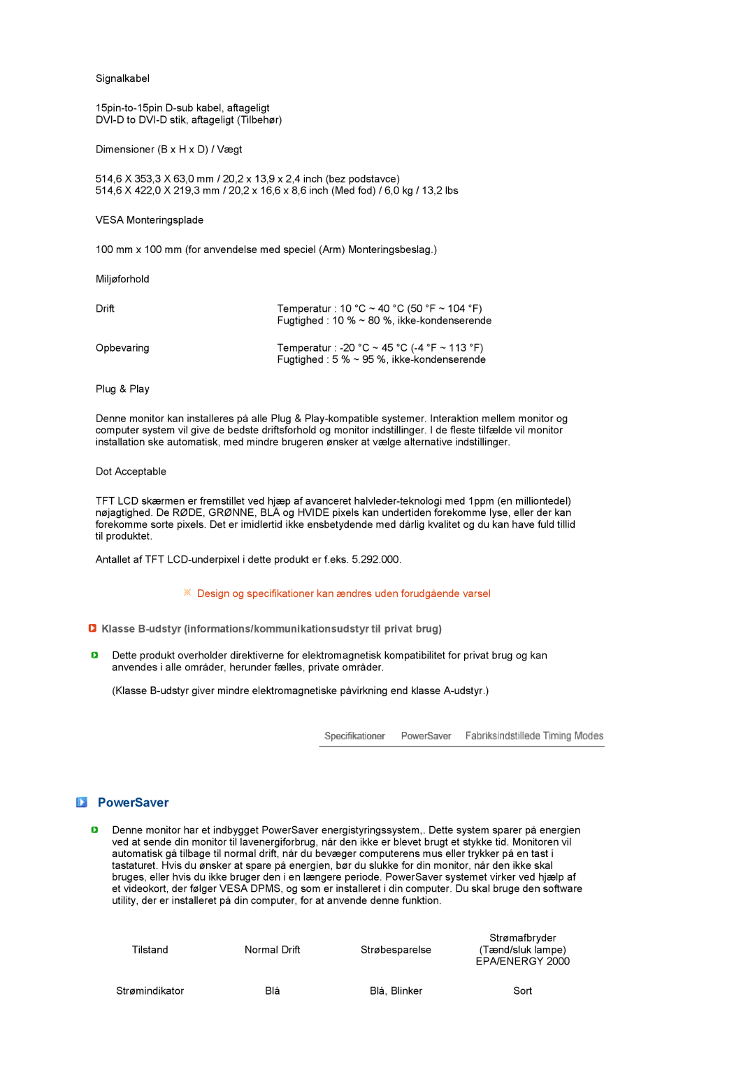 Samsung LS22MEVSFV/EDC manual PowerSaver, Epa/Energy 