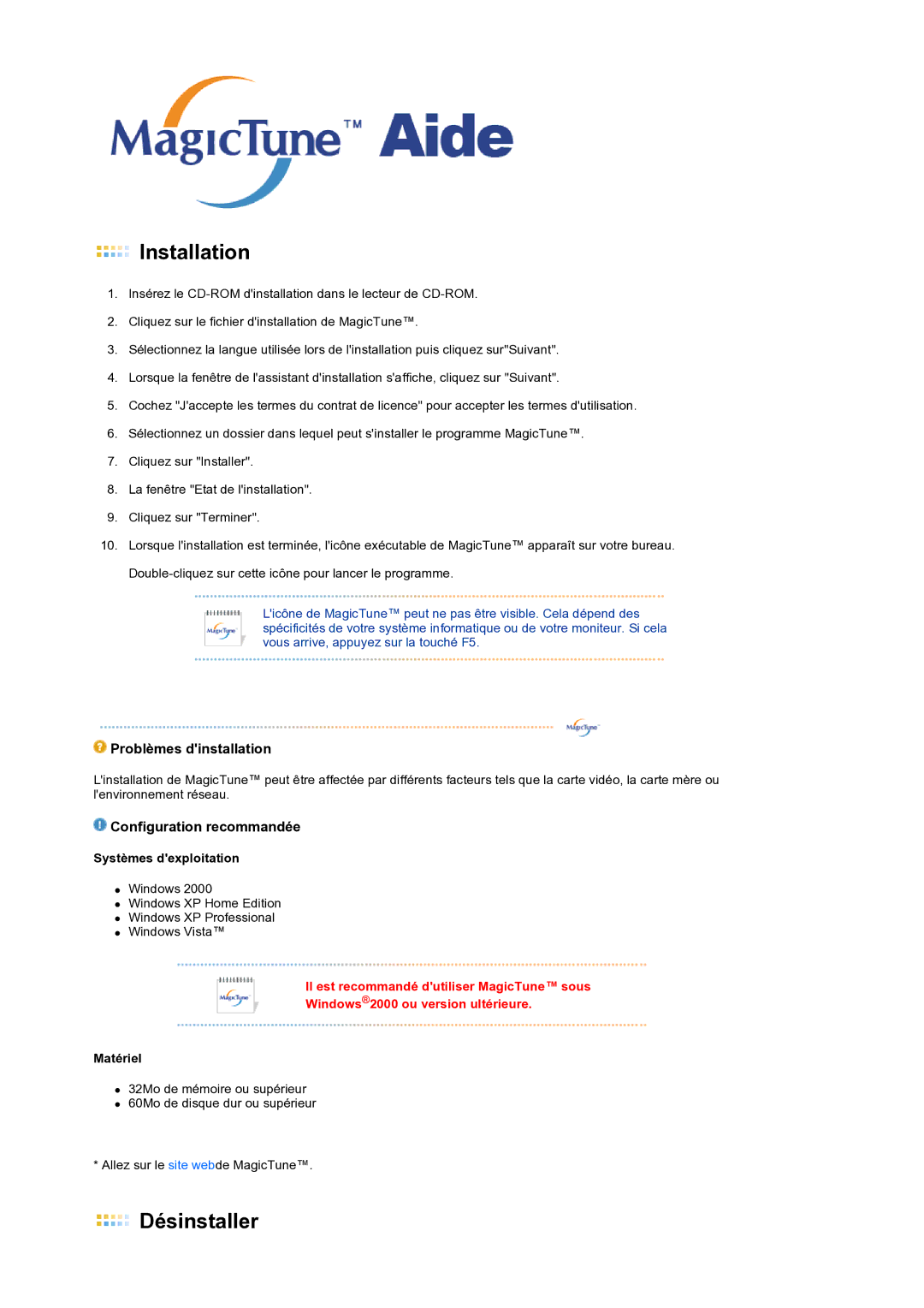 Samsung LS22MEXSFV/EDC manual Installation 