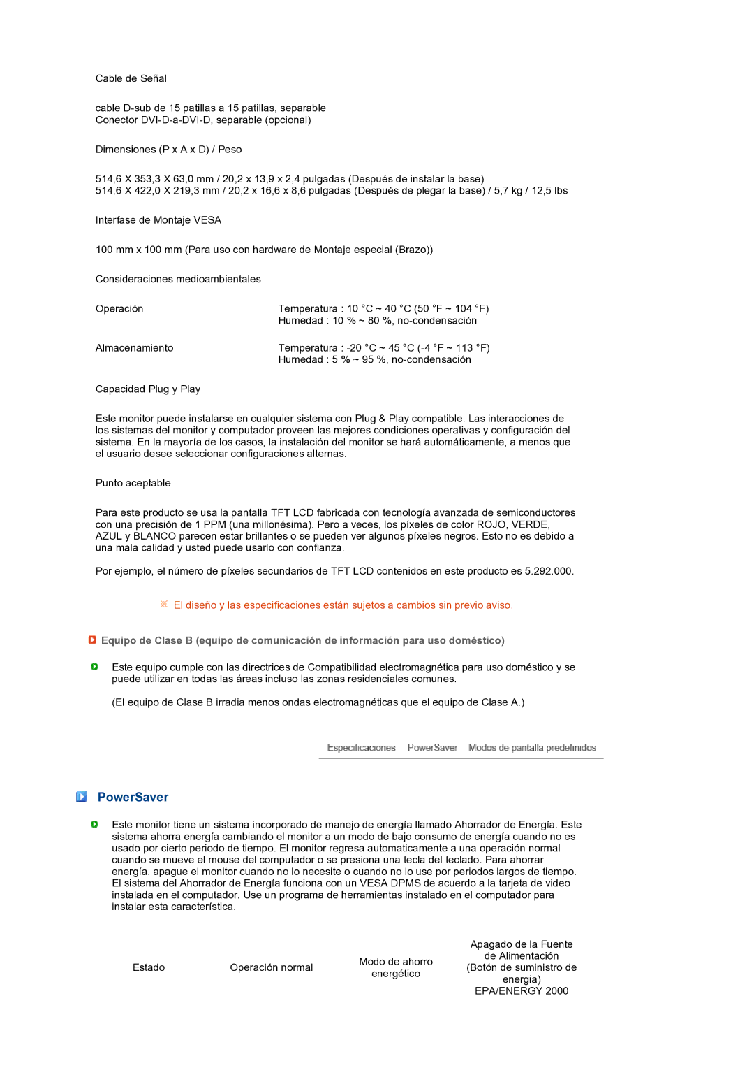 Samsung LS22MEXSFV/EDC manual PowerSaver, Epa/Energy 