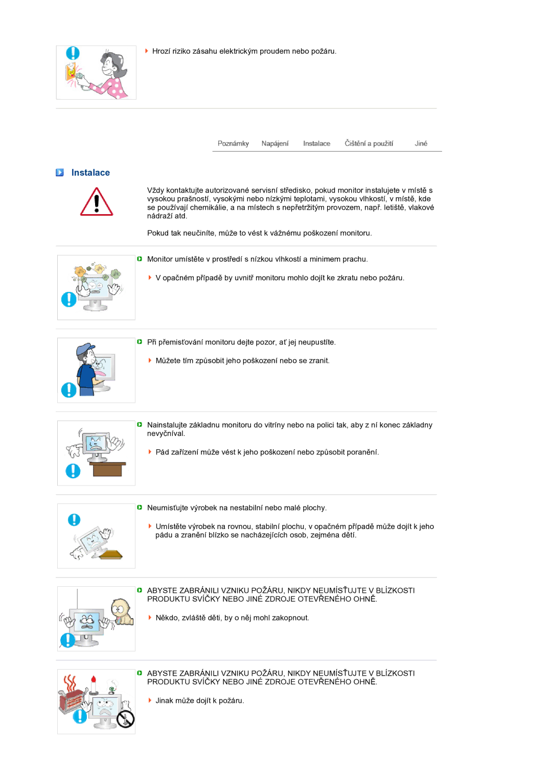 Samsung LS22MEXSFV/EDC manual Instalace 