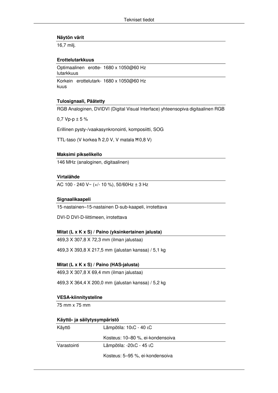 Samsung LS22MYDESC/EDC, LS22MYDEBCA/EN, LS22MYDESCA/EN, LS22MYDEBC/EDC, LS19MYDESC/EDC manual Mm x 75 mm 