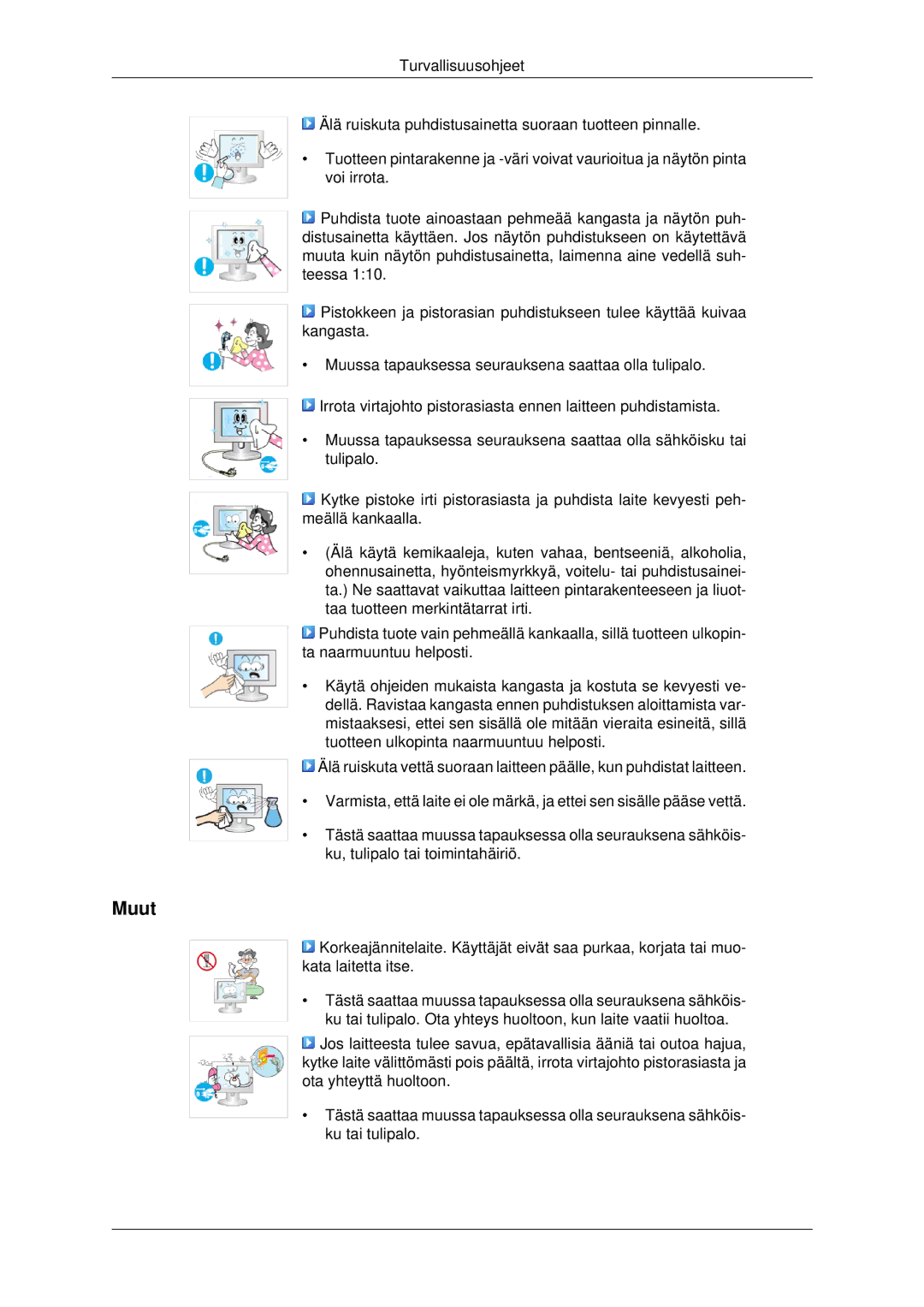 Samsung LS22MYDEBCA/EN, LS22MYDESC/EDC, LS22MYDESCA/EN, LS22MYDEBC/EDC, LS19MYDESC/EDC manual Muut 