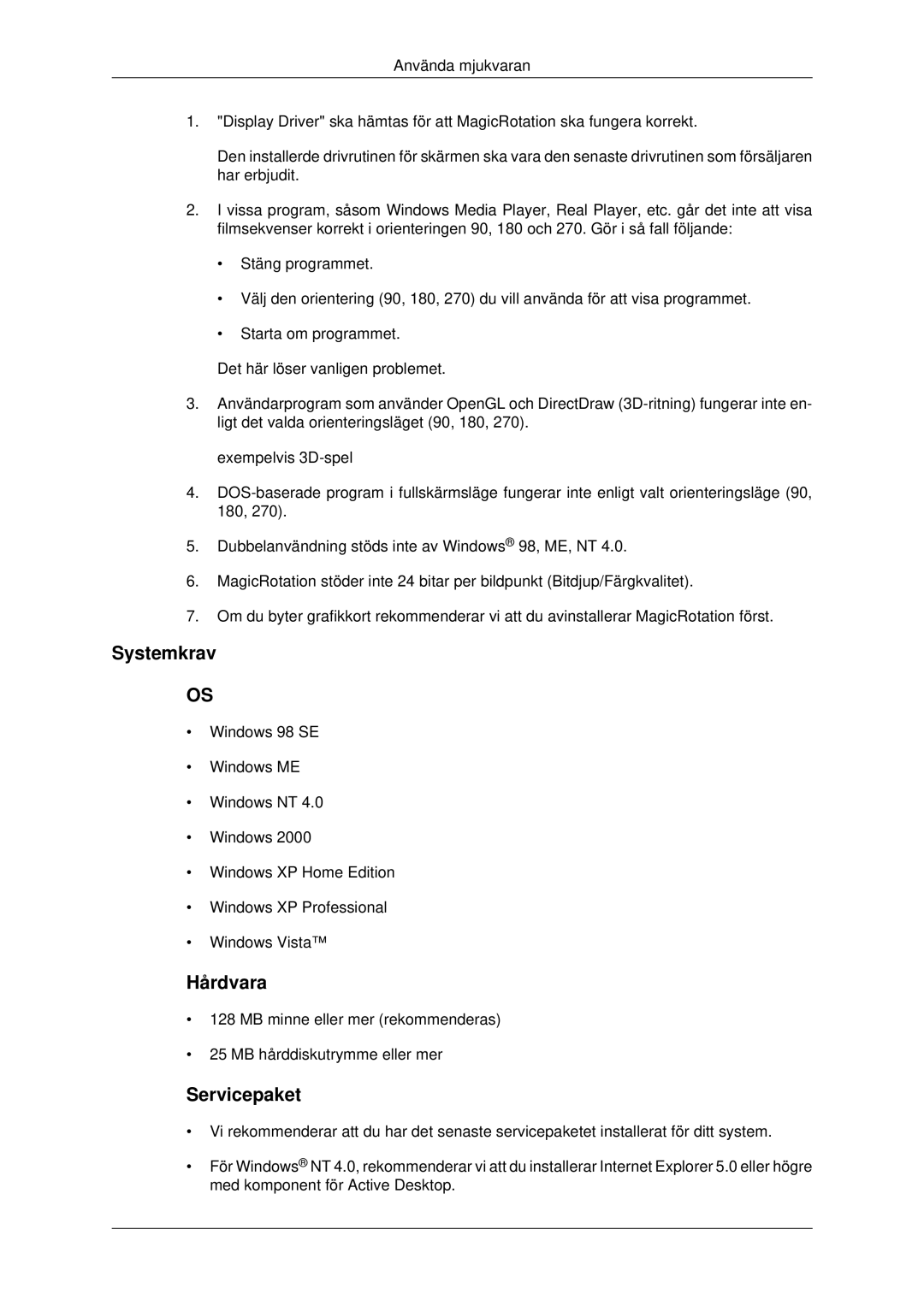 Samsung LS22MYDESC/EDC, LS22MYDEBCA/EN, LS22MYDESCA/EN, LS22MYDEBC/EDC, LS19MYDESC/EDC manual Servicepaket 