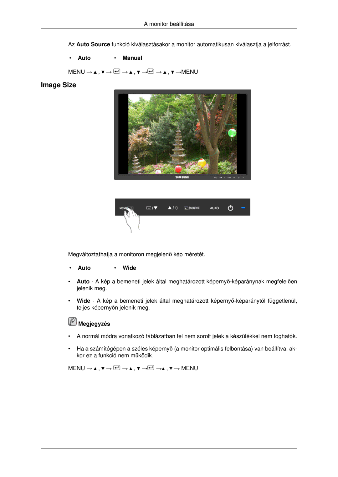 Samsung LS22MYDEBCA/EN, LS22MYDESC/EDC, LS22MYDESCA/EN, LS22MYDEBC/EDC, LS19MYDEBCBEDC manual Image Size 