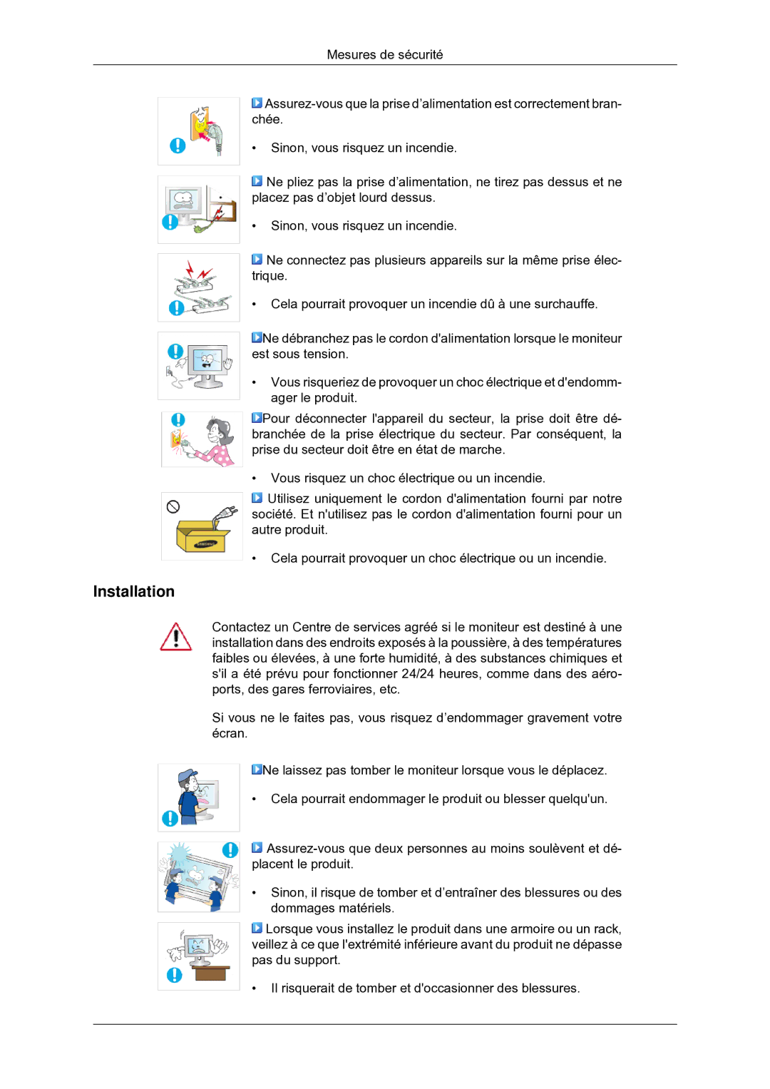 Samsung LS22MYDEBC/EDC manual Installation 