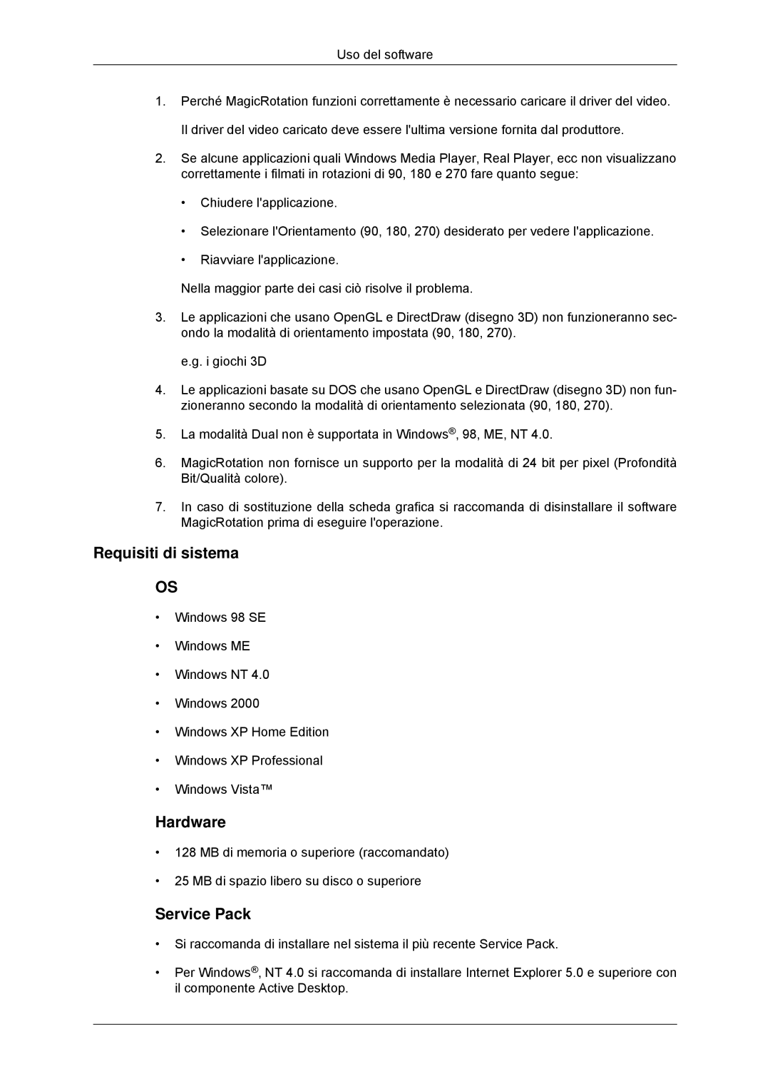 Samsung LS22MYKDSCA/EN, LS22MYDDSC/EDC manual Service Pack 