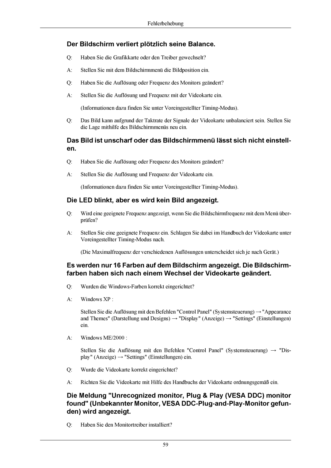 Samsung LS22MYKEBCA/EN Der Bildschirm verliert plötzlich seine Balance, Die LED blinkt, aber es wird kein Bild angezeigt 