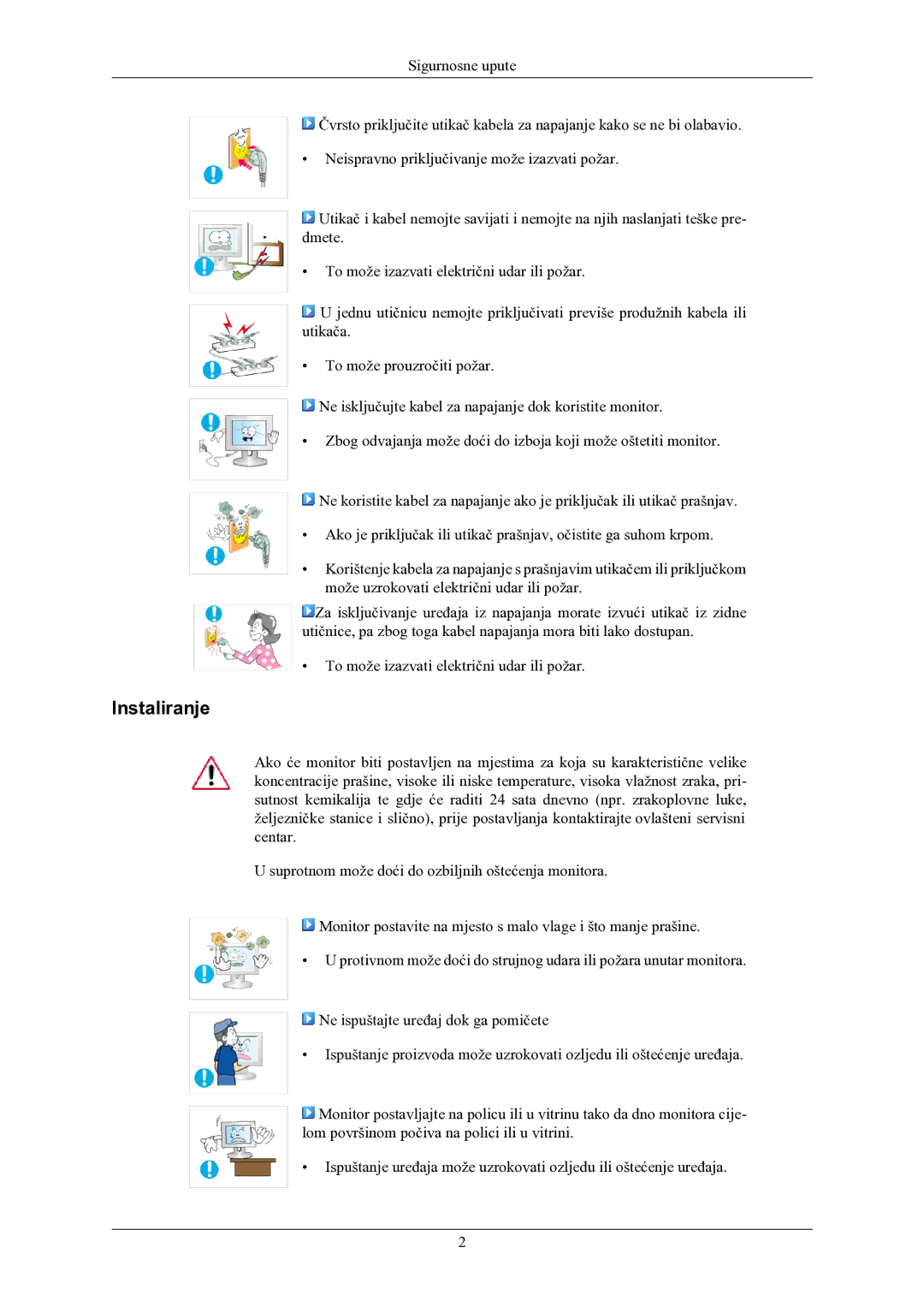 Samsung LS22MYMEBQ/EDC manual Instaliranje 